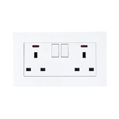 13A 2-Gang Switched Socket