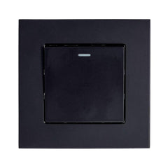 16AX 1-Gang 2-Way Light Switch Black