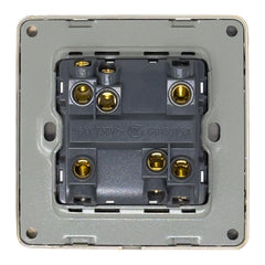 16AX 2-Gang 2-Way Light Switch - Gold