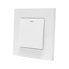 16AX 1-Gang 2-Way Light Switch White