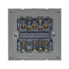 16AX 3-Gang 2-Way Light Switch White