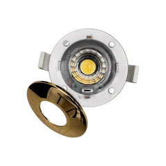 Ledison Gold Fire Rated LED Downlight IP65 7W 3CCT Dimmable