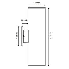 Astron V3 Light Fixture Modern Wall Lamp Indoor / Outdoor