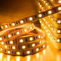 LED Strip kit 24V SMD2835, 8W/meter, single colour. Water resistant.