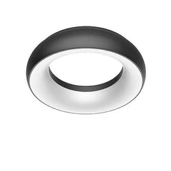 LED Uranus-Round Suspended Light. 25W. Black
