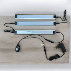 LED Light Kit Cabinet & Wardrobe  12Watt - PIR Infrared Motion Detection UK Plug