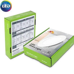 Premium Round LED Recessed Slim Ceiling Light 8Watt. Downlight.