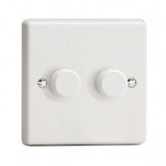 Varilight V-PRO Dimmer Switch, 2 gang