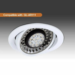Gimbal housing for AR111 LED Lamps (Circular)