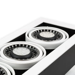 Gimbal Quadruple fixture AR111 housing including Spots 48Watt
