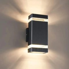 Kors LED Wall Light Up, Down, Sideways, Black Water Proof 14Watt