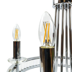 Crystal LED Chandelier. 5 Ways LED Candles Pendant Light