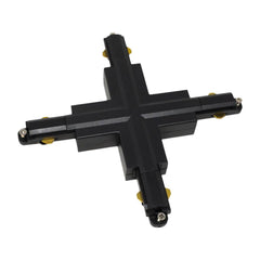 3-wire Tracks Accessory. Cross Connector - Vitrina Tracklights
