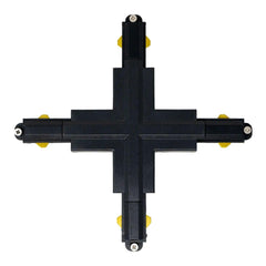 3-wire Tracks Accessory. Cross Connector - Vitrina Tracklights