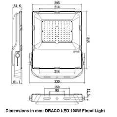 Draco LED Flood Light 100W