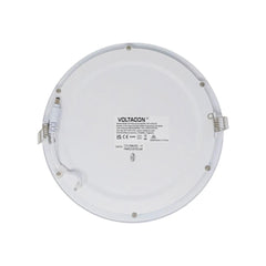 LED Round Slim Panel Light 17Watt Recessed Downlight