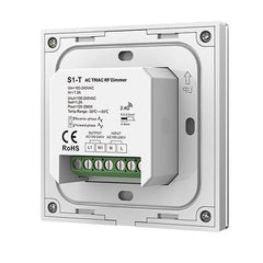LED Dimmer Switch - AC TRIAC - Touch Glass Panel Black