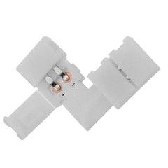 L-Shape for LED Strip 2-way 8mm-10mm, right angle