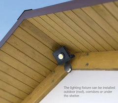 LED Flood Light 15W IP54. Sensor