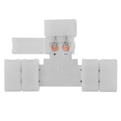 T-Shape connector with 2 PIN PCB for 2 way LED Strip