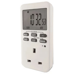 UNI-COM Easy Read Electronic Timer UK Socket Pack of 3