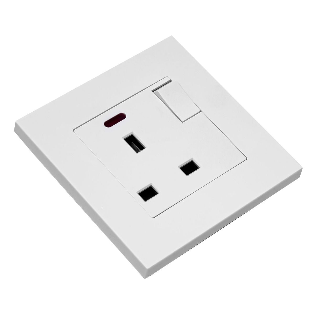 Internal Socket Led 13A 1-Gang Switched Socket White – Ledison Lighting