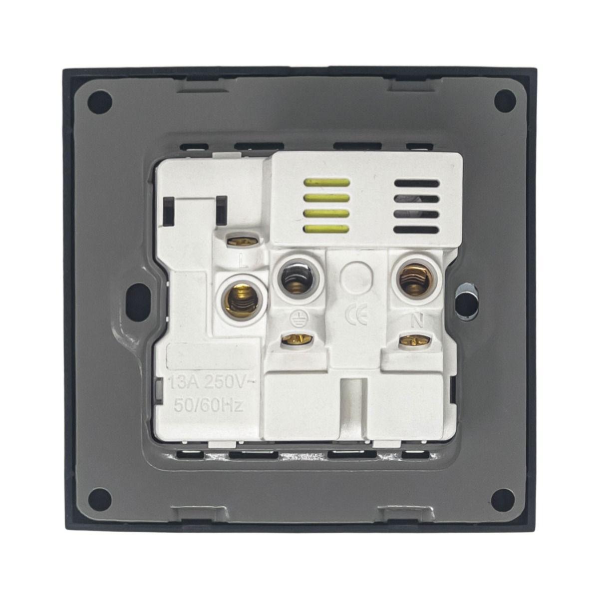 Light Module Socket Integrated 13A 1-Gang Switched Socket with USB Type A & Type C Ports – Ledison ...