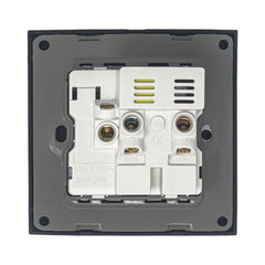 13A 1-Gang Switched Socket with USB Type A & Type C Ports