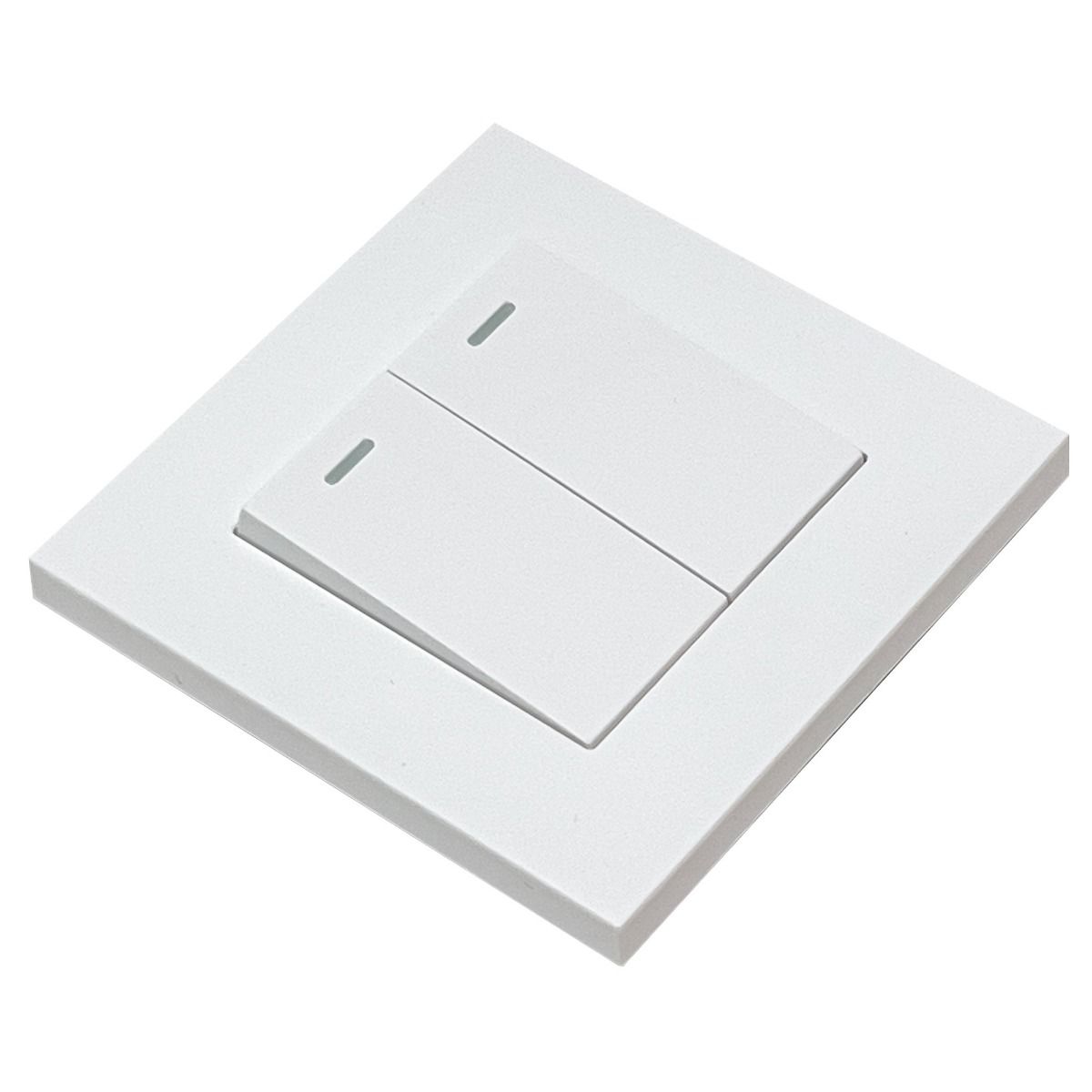 16AX 2-Gang 2-Way Light Switch White