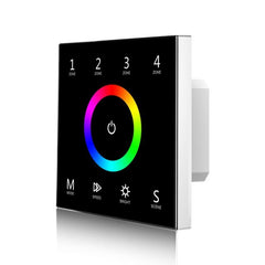 RGB 4 Zones Remote Control - Touch Glass Panel (100-240VAC Input)