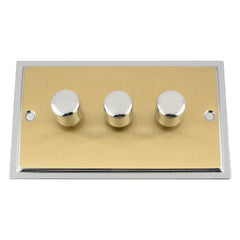 Ledison LED Dimmer Switch 3-gang. 250W