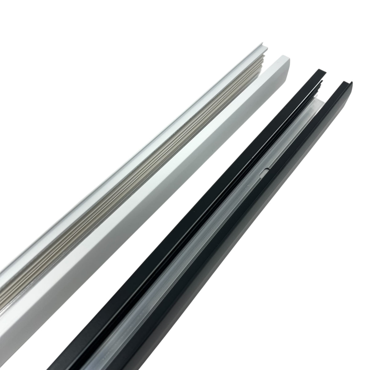 TWILIGHT LED Track Lights - 4 wire Track, 1m / 1.5m, BLACK/WHITE