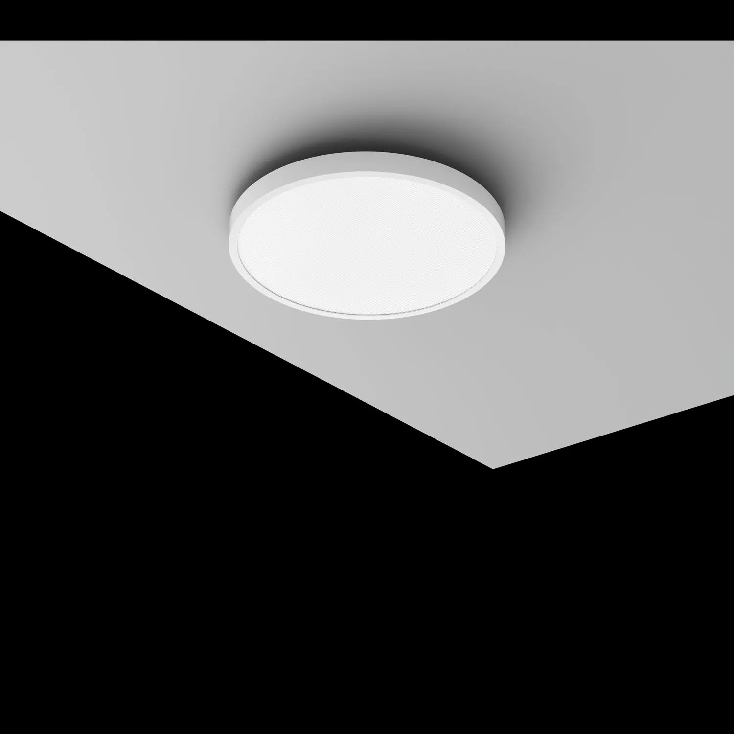 LunaRing Surface Mounted Ceiling Light – 130lm/W, Tri-Colour, 30-50W Adjustable Power