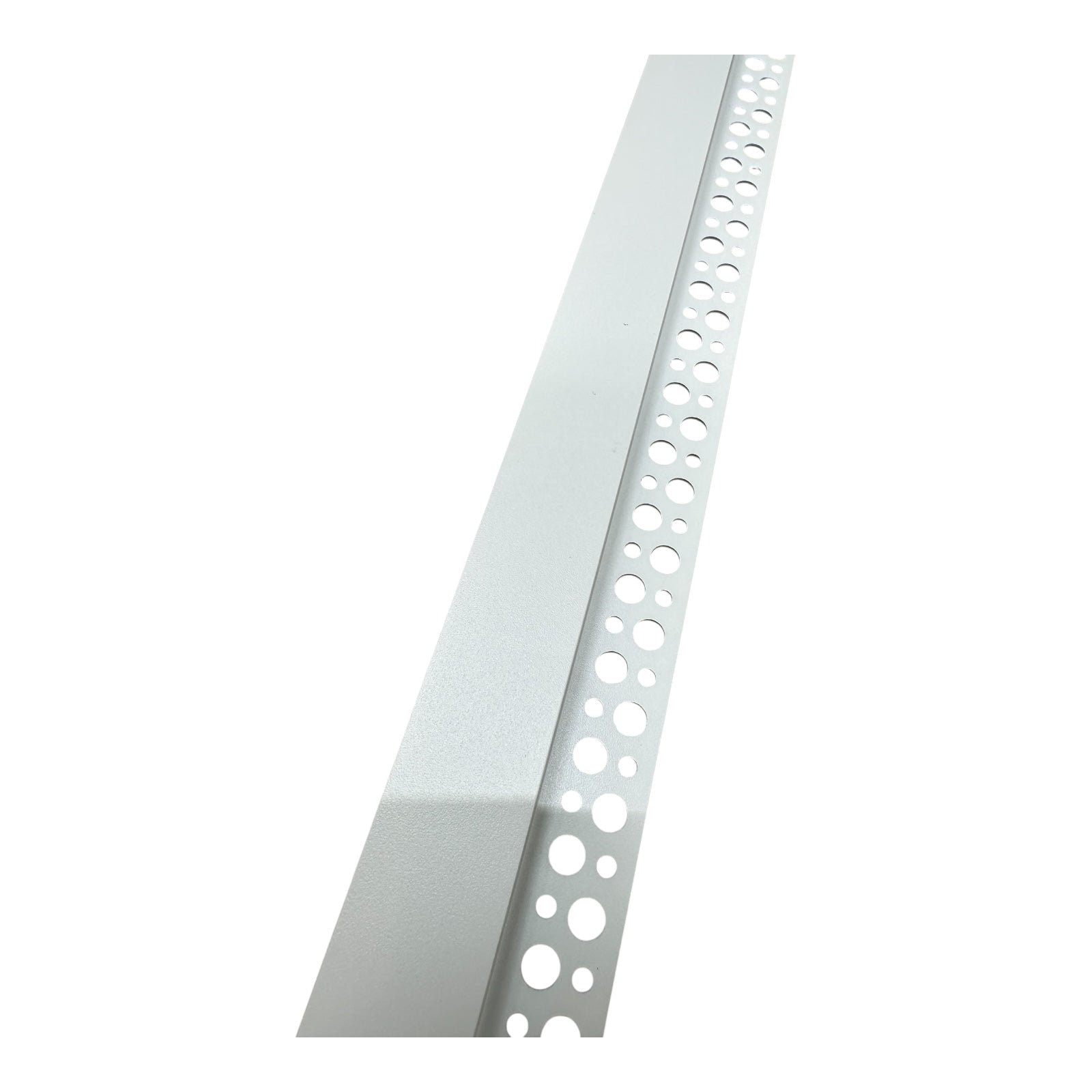 LED Recessed Drywall Profile for Corner Closing - Flange at the Top (1 metre)