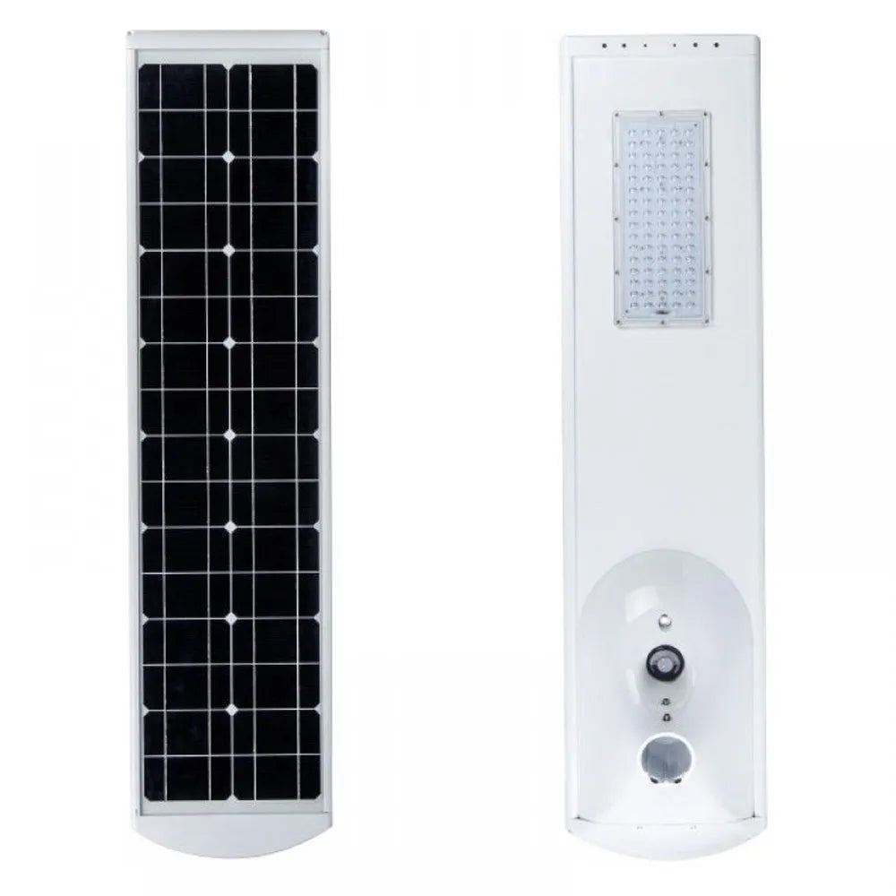 LED Solar Street Light 60Watt Motion Sensor PV Panel Lithium Battery