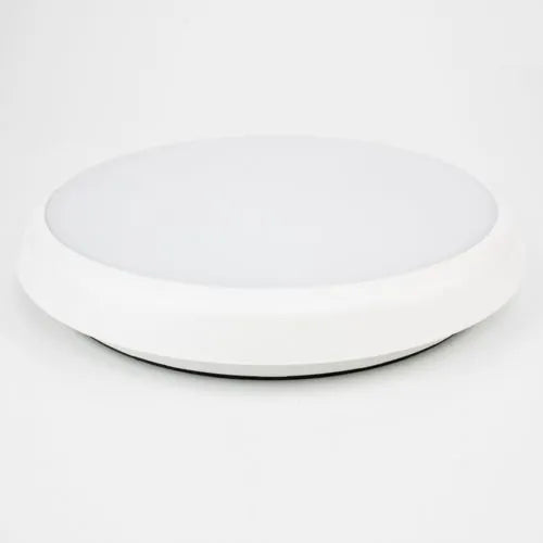 Omega LED Ceiling Fitting 12Watt. Water-Proof - White - Surface Mount