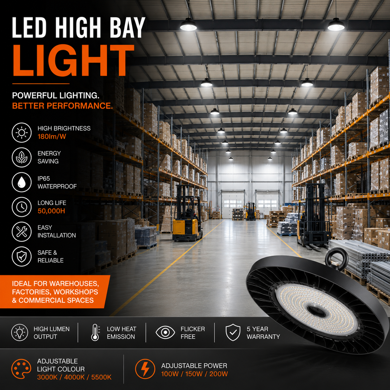 Promotional Banner for Paragon LED Bay Light