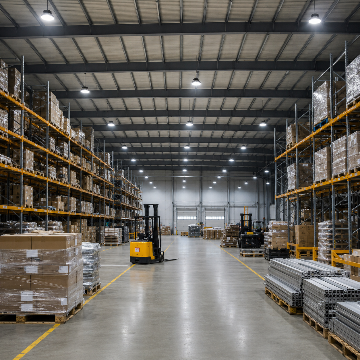 Paragon LED Bay Lights Brighting Up a Warehouse Space Efficiently
