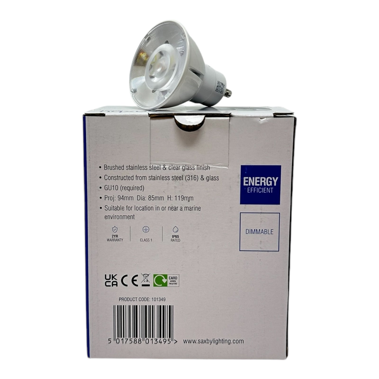 Saxby LED Outdoor Spot Downlight IP65 6Watt Stainless Water Proof