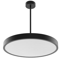 LunaRing Rod-Mounted Ceiling Light – 130lm/W, Tri-Colour, 30-50W Adjustable Power