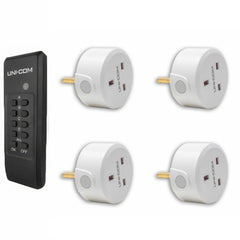 UNI-COM Remote Round Control Sockets. Pack of 4