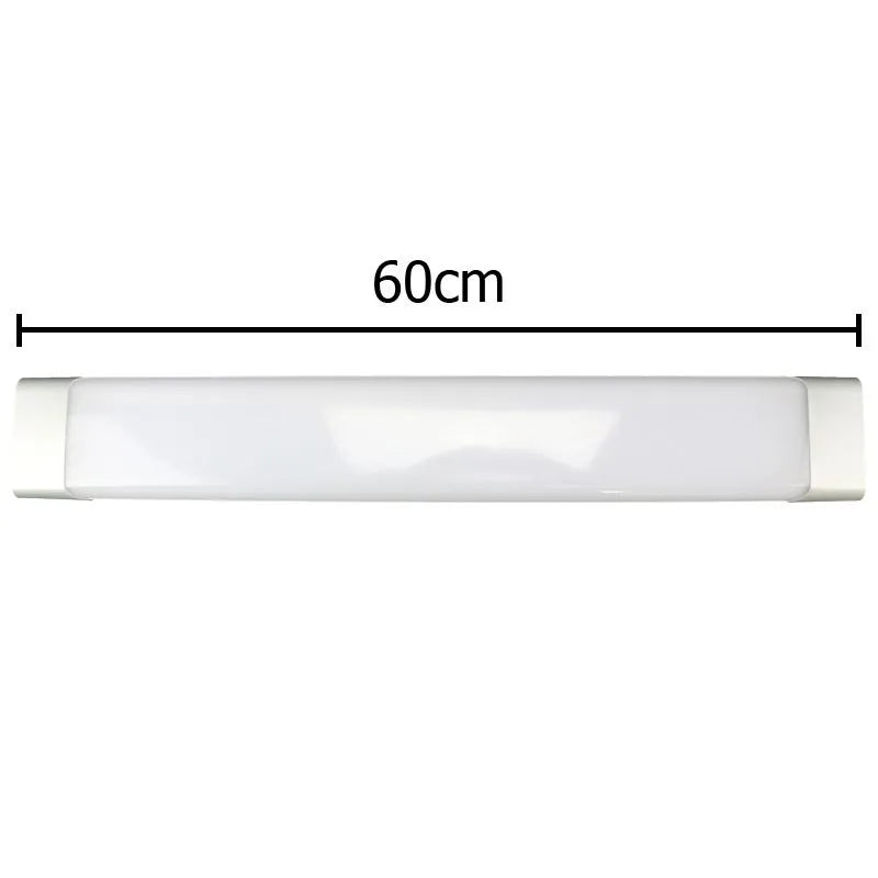 Voltaled Uranus, LED Batten 60cm, 20W - Grey Ceiling Light Surface Mount