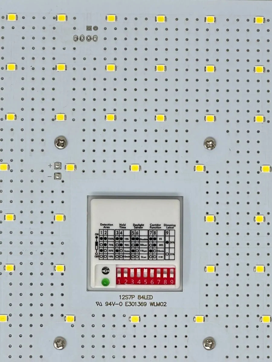 LED 2D Lamp 12w with microwave sensor on/off