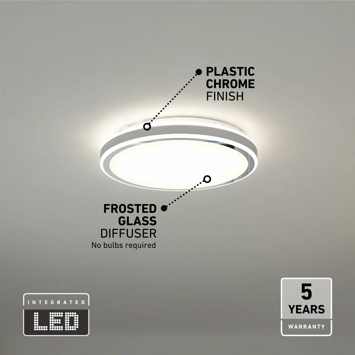 Artika Altitude LED Ceiling Light Fixture 35Watt Tunable Colour