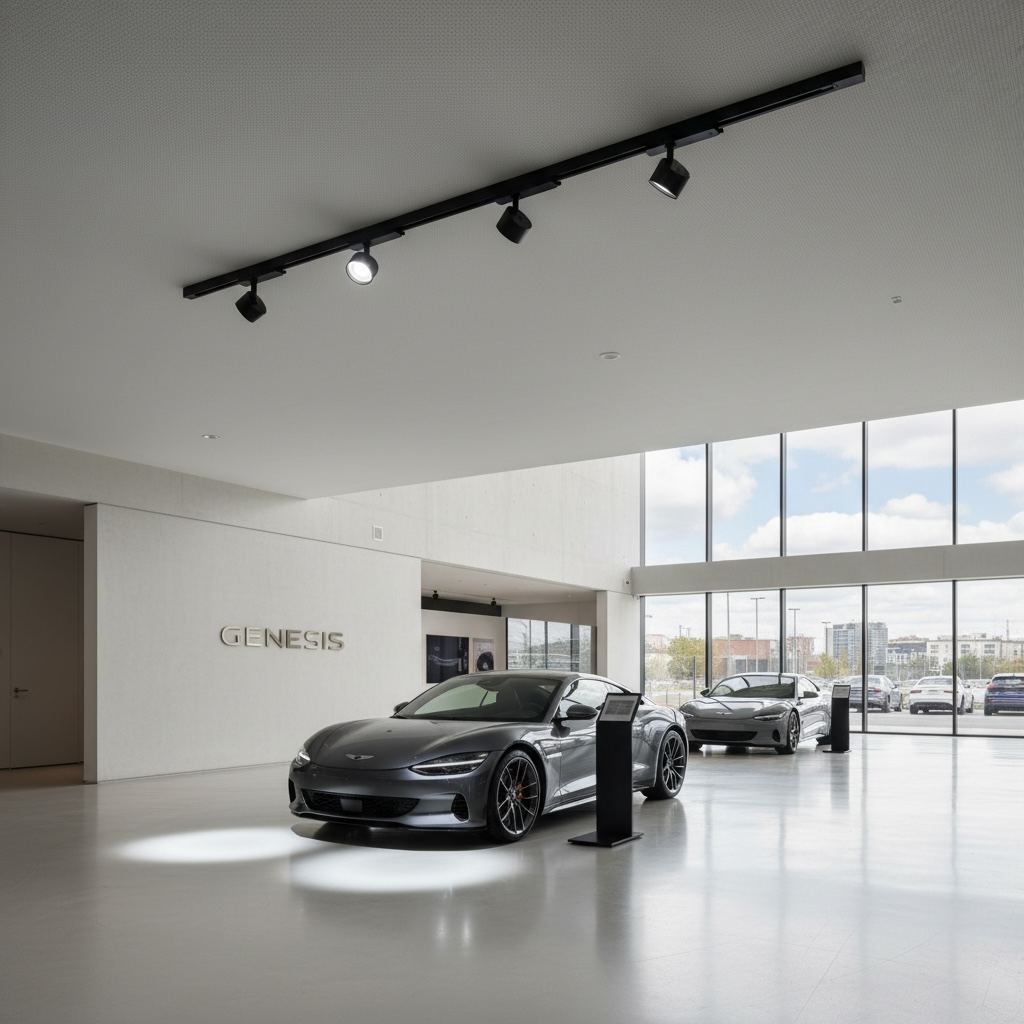 Track Lighting Set 3x 10W LED Spotlights with 1M Rail Black Extendable Ceiling 4 wire 3 phase