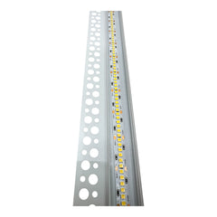 LED Recessed Drywall Profile for Corner Closing - Flange at the Top (1 metre)