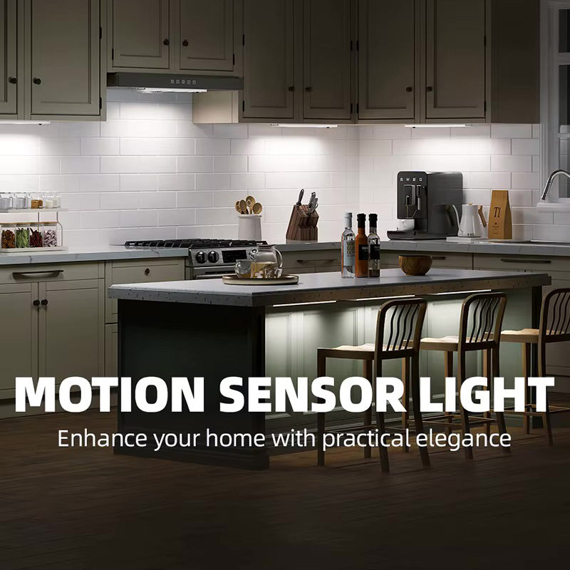 USB-C Rechargeable LED Under Cupboard Light 40cm, Motion Sensor, Magnetic Wireless, No Drill