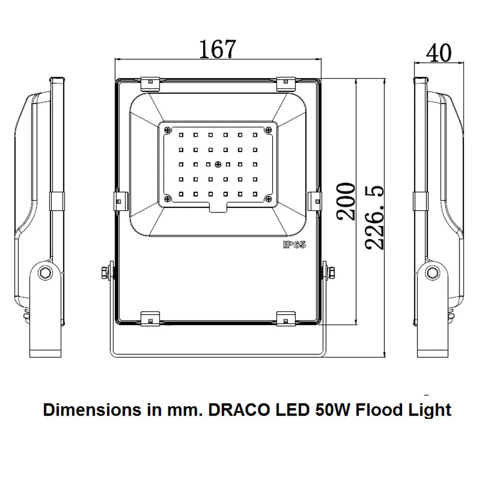 Draco LED Flood Light 50W