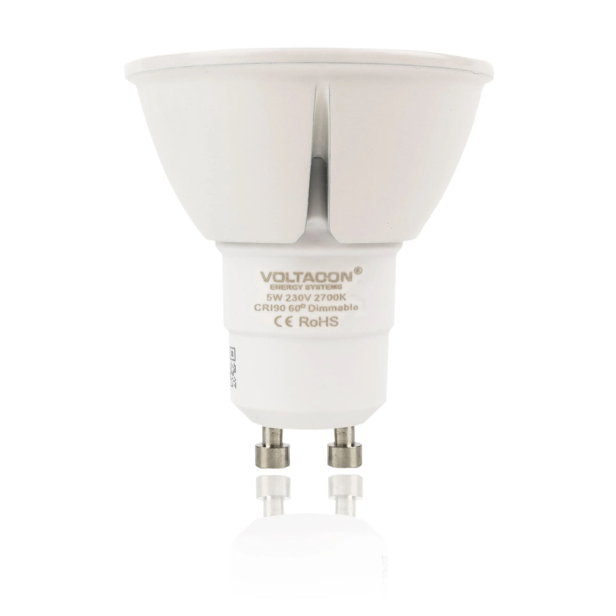 LED Spot GU10 5W - 2700K, Dimmable, 60° Beam Angle