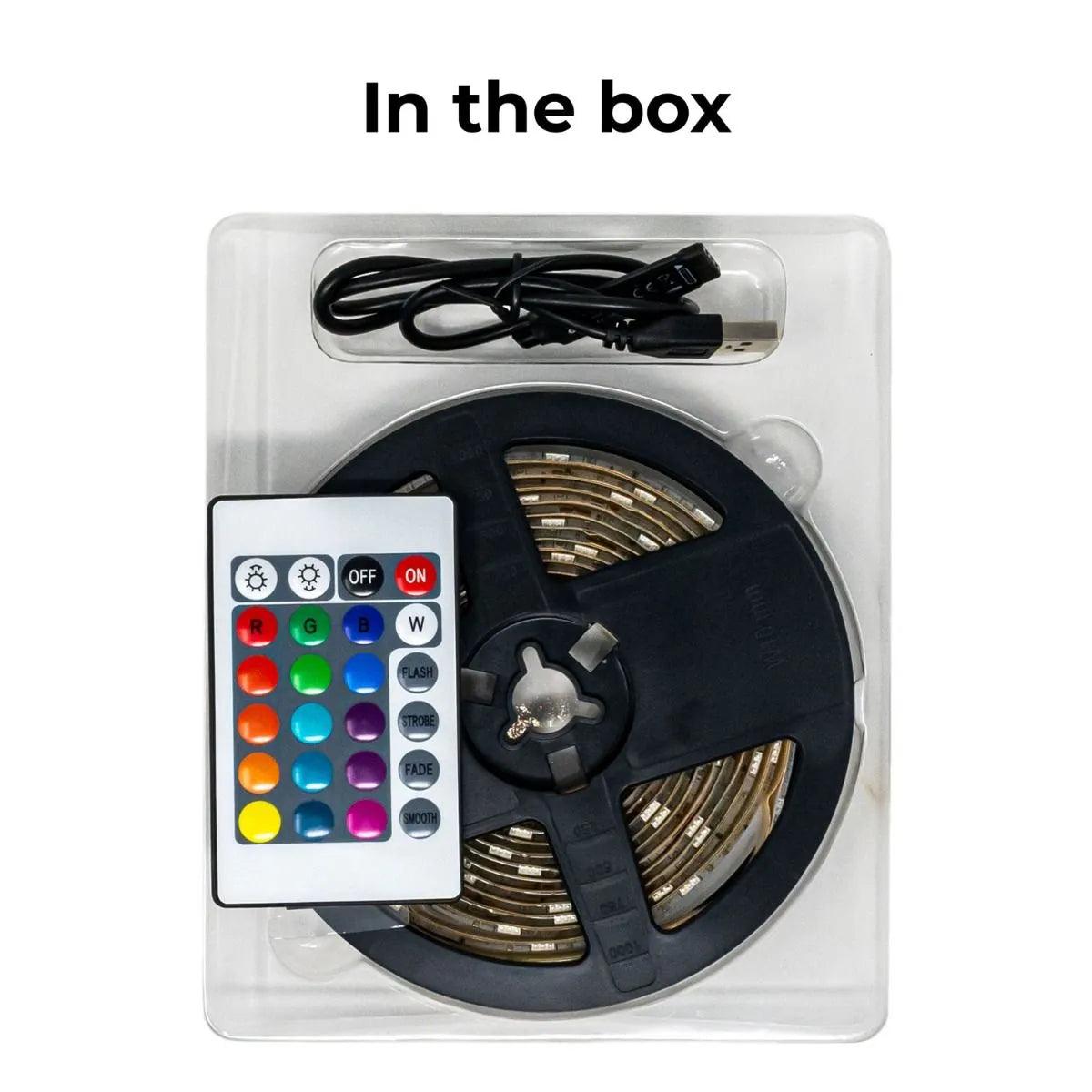 Smart USB LED Light Strip 10ft 3M - 16 Multi Colours – Ledison Lighting